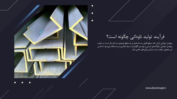 مراحل تولید و نحوه تولید انواع ناودانی چگونه است؟