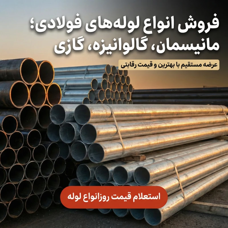 فروش لوله های فولادی در آهن میثاق
